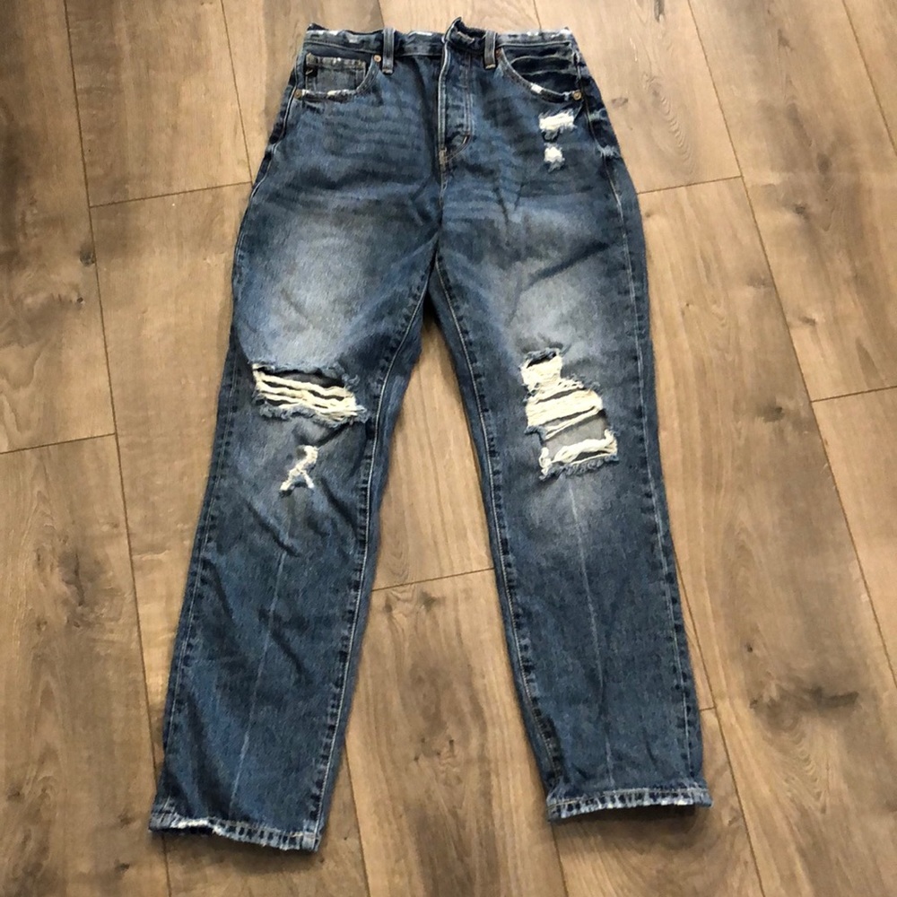 Kancan high rise baggy fit mom jeans size 1/24